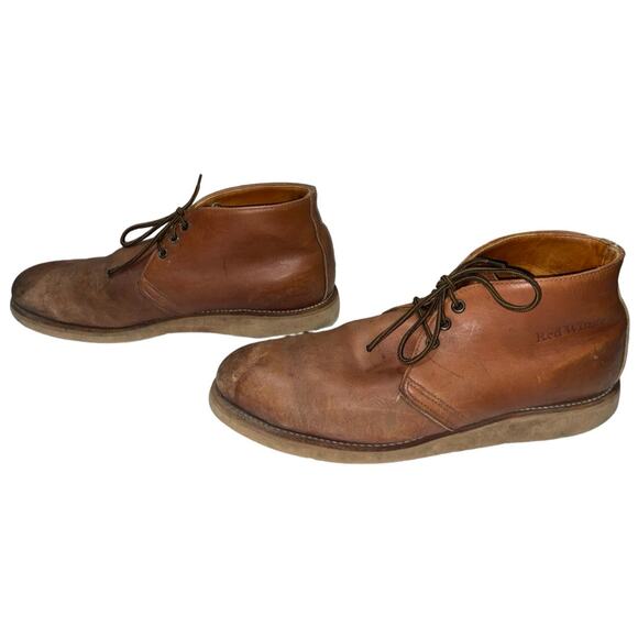 Red Wing Shoes Brown Leather Chukka Boots     Size: 13D - Picture 4 of 8